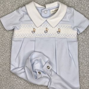 Baby Boy Newborn Boat Shortall - Coming home